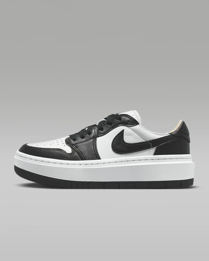 Women Nike All Shoes Air Jordan 1 Elevate Low Whitewhiteblack