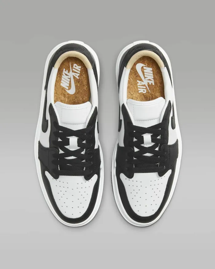 Women Nike All Shoes Air Jordan 1 Elevate Low Whitewhiteblack