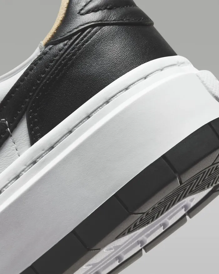 Women Nike All Shoes Air Jordan 1 Elevate Low Whitewhiteblack