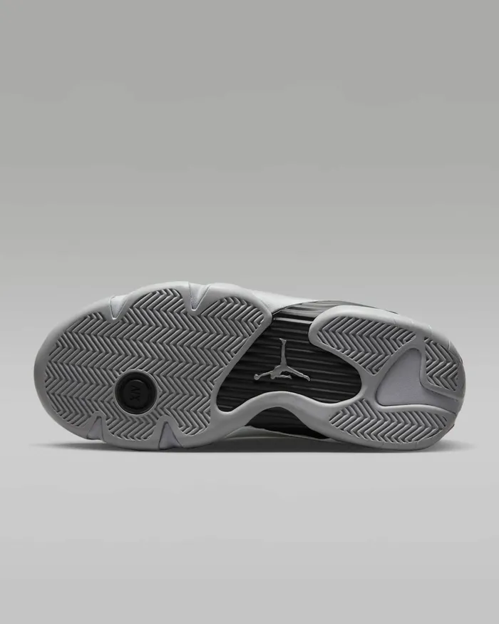 Women Nike All Shoes Air Jordan 14 Retro Low Metallic Silverwolf Greyblackfire Red