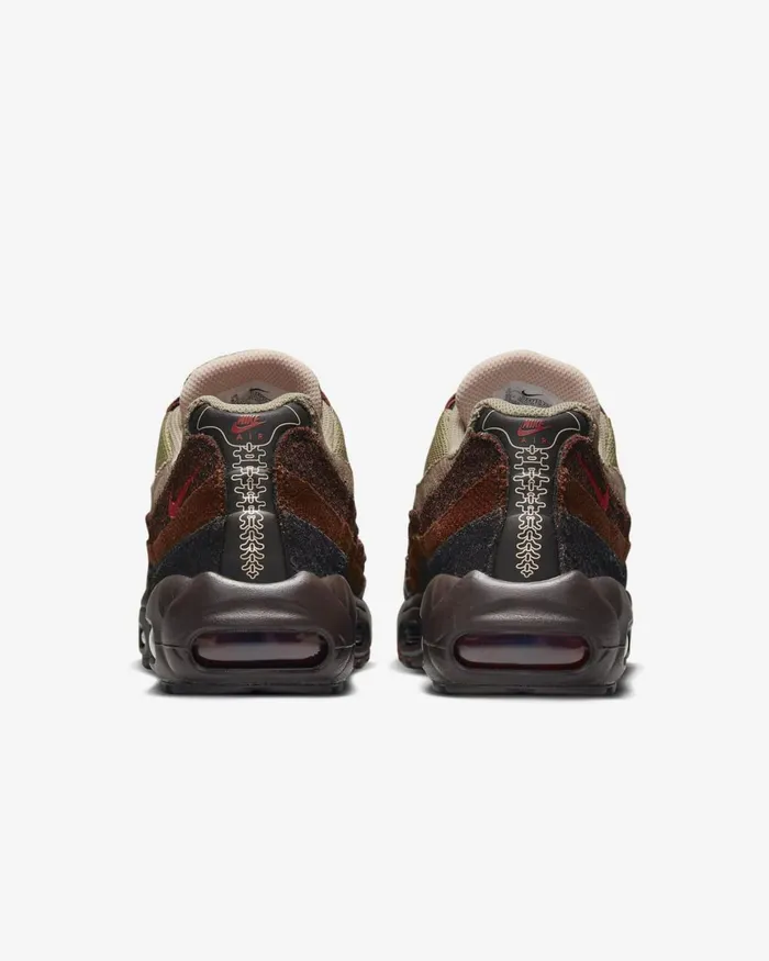 Women Nike All Shoes Air Max 95 Brown Basaltoxen Brownmars Stoneuniversity Red