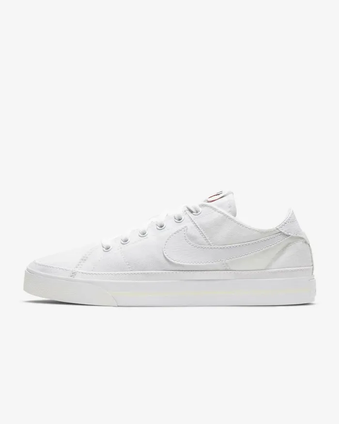 Women Nike All Shoes NikeCourt Legacy Canvas Whitesummit Whitewhite