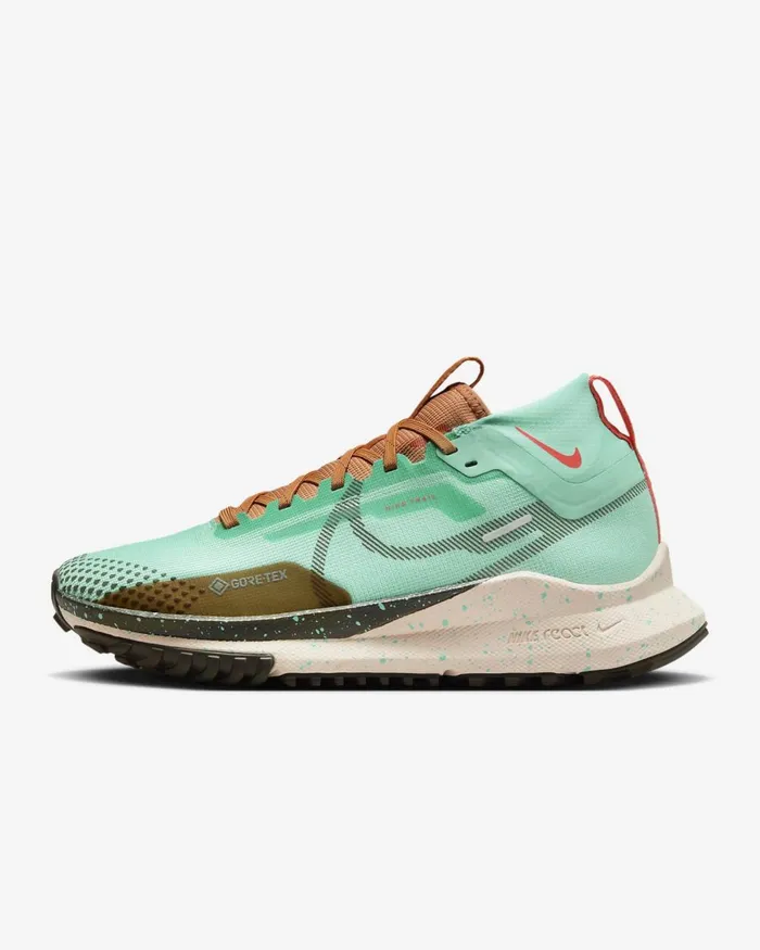 Women Nike All Shoes Pegasus Trail 4 GORETEX Emerald Riseamber Brownember Glowsequoia