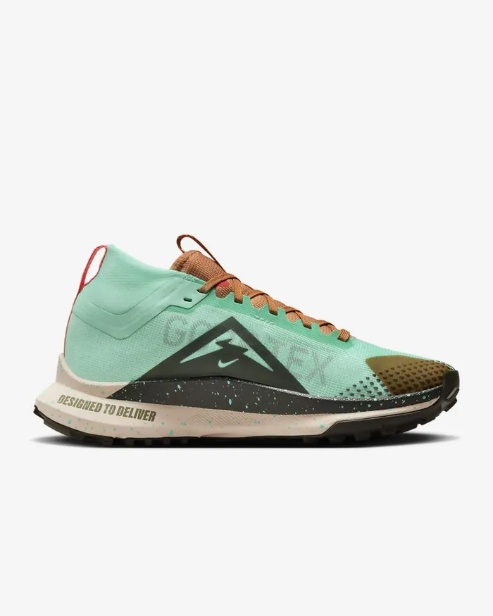 Women Nike All Shoes Pegasus Trail 4 GORETEX Emerald Riseamber Brownember Glowsequoia