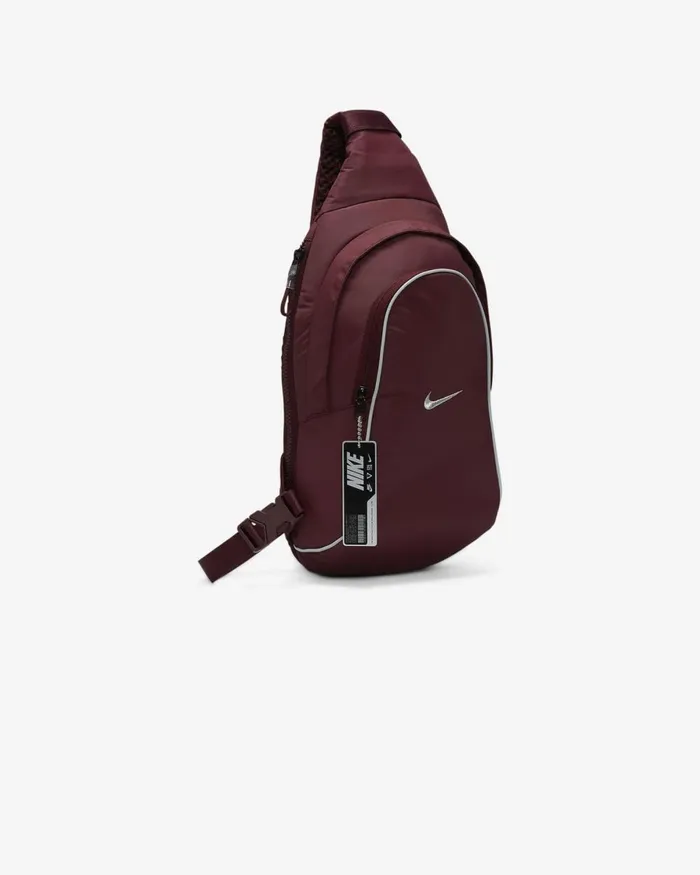 Women Nike Bags And Backpacks Sportswear Essentials Night Maroonnight Maroonmetallic Silver