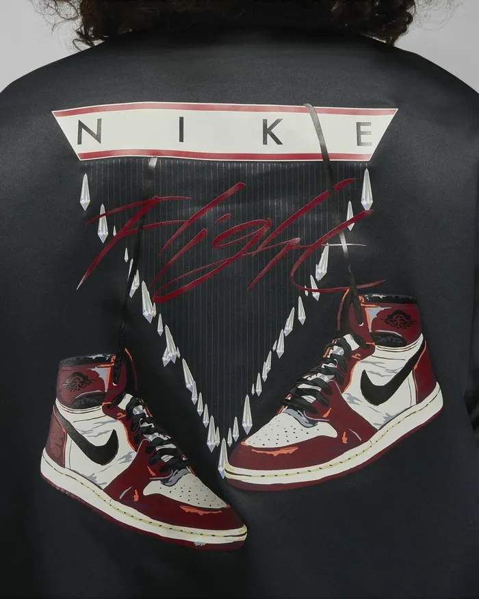 Women Nike Jackets Jordan Flight Renegade Black