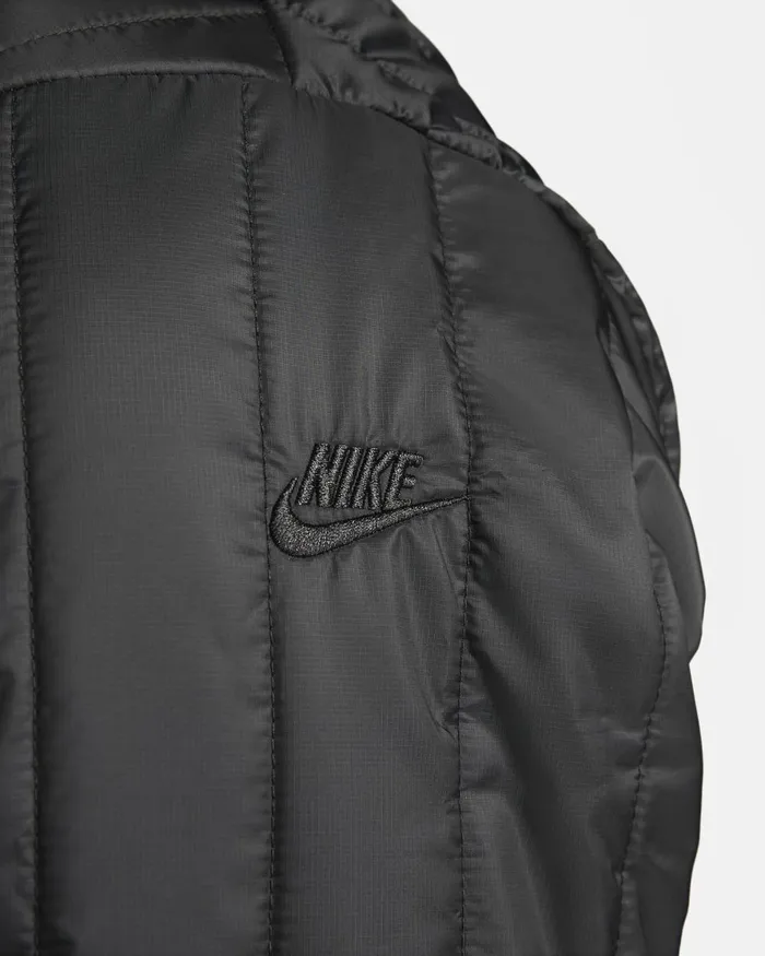 Women Nike Jackets Sportswear ThermaFIT Tech Pack Blacklight Orewood Brownblack