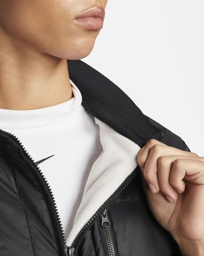 Women Nike Jackets Sportswear ThermaFIT Tech Pack Blacklight Orewood Brownblack