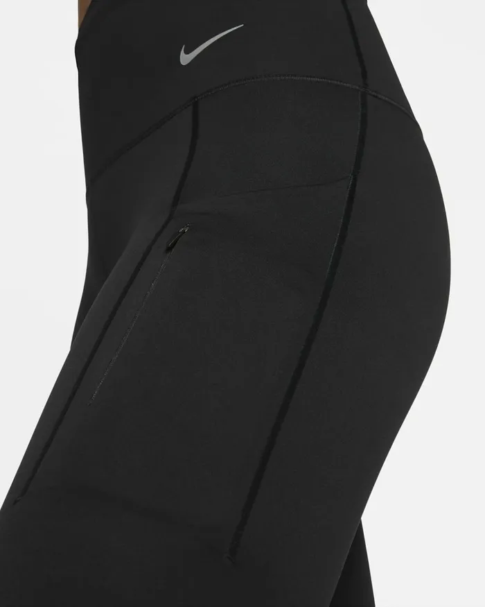 Women Nike Leggings Go Blackblack