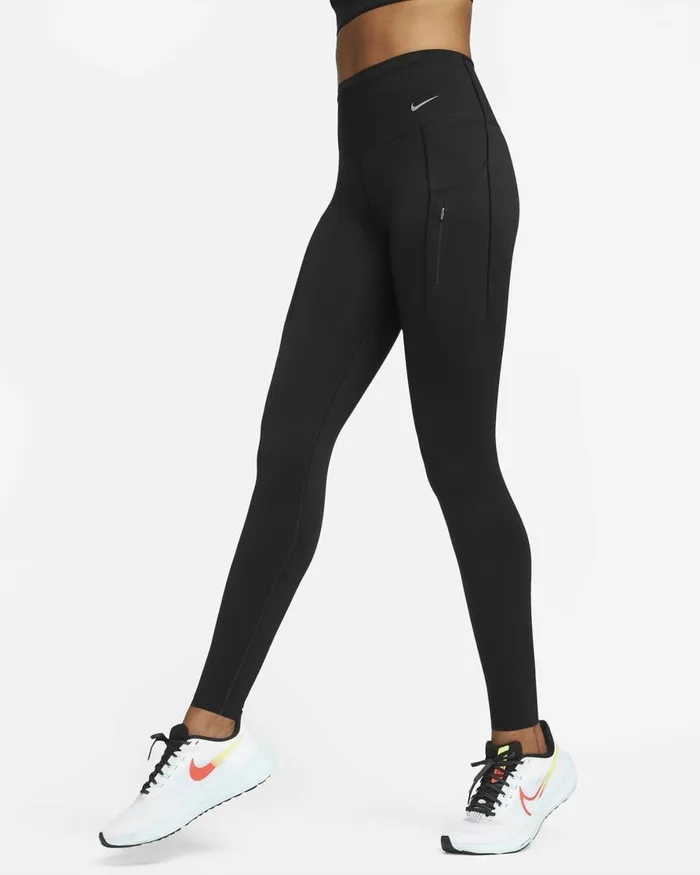 Women Nike Leggings Go Blackblack