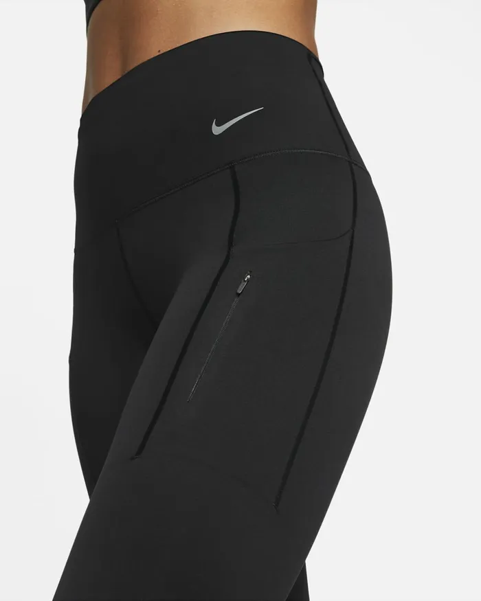 Women Nike Leggings Go Blackblack