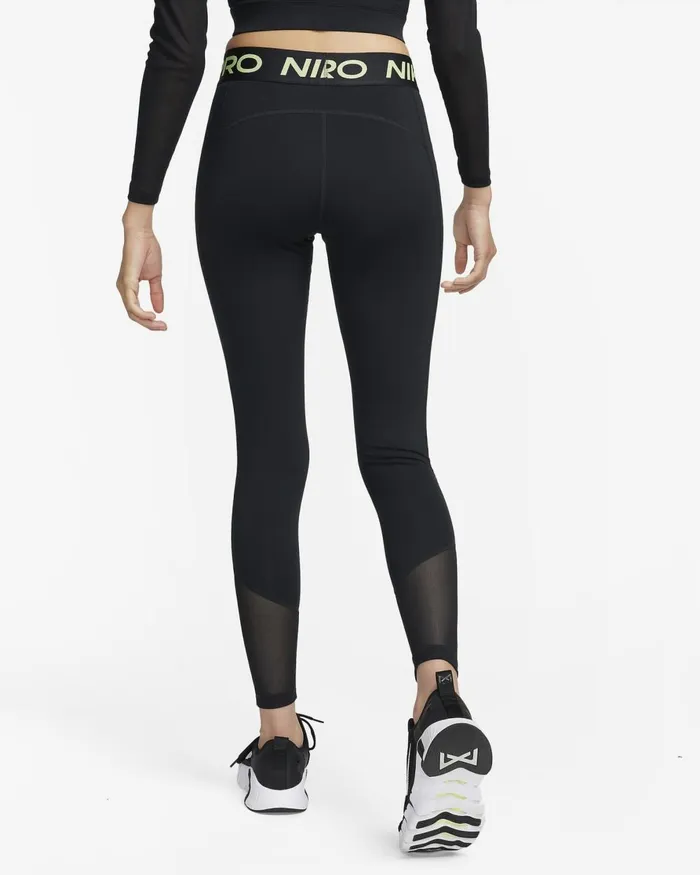 Women Nike Matching Sets Pro Blackblacklight Lemon Twistlight Lemon Twist