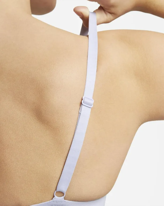 Women Nike Yoga Alate Minimalist Oxygen Purplestone Mauvewhite