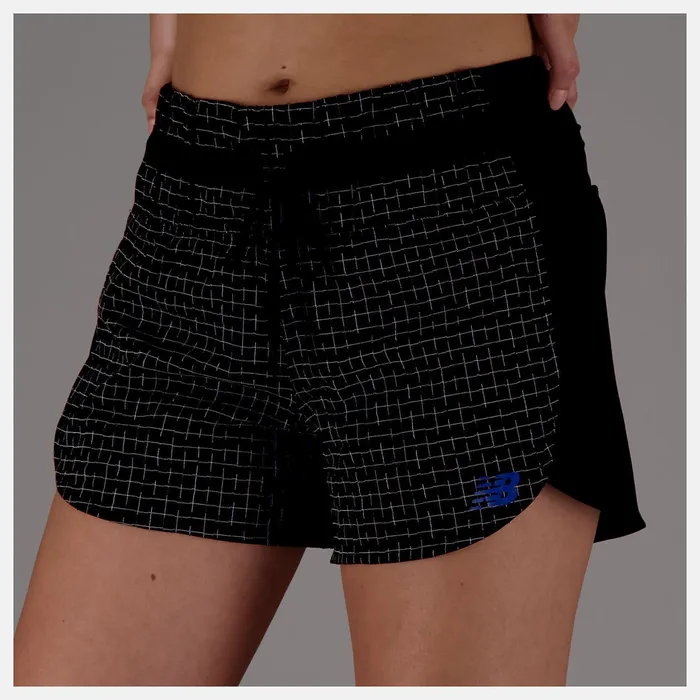 Women NYC Marathon Training Impact Run Luminous 3 Inch Short Black New Balance Shorts