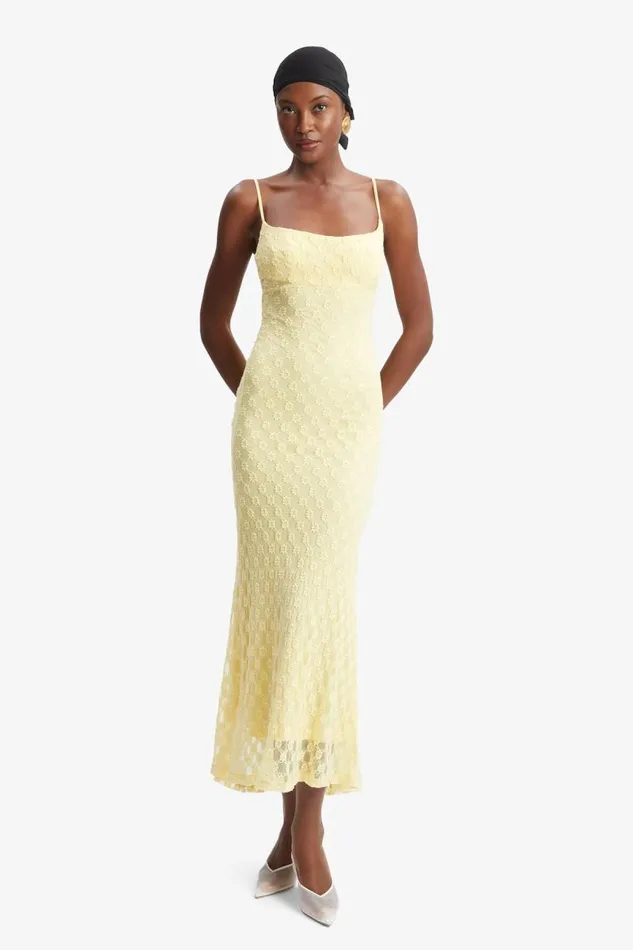 Women Occasion Dresses Bardot Adoni Mesh Midi Dress In Canary Yellow Canary Yellow Women Occasion Dresses Bardot Adoni Mesh Midi Dress In Canary Yellow Canary Yellow
