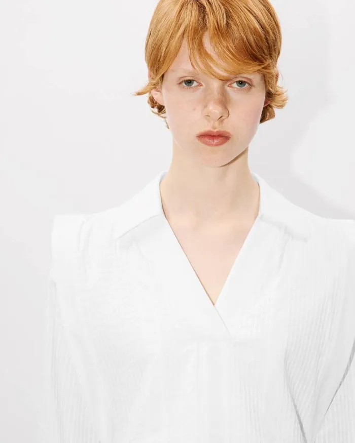 Women Oversized Shirting Dress White Kenzo Dresses And Skirts