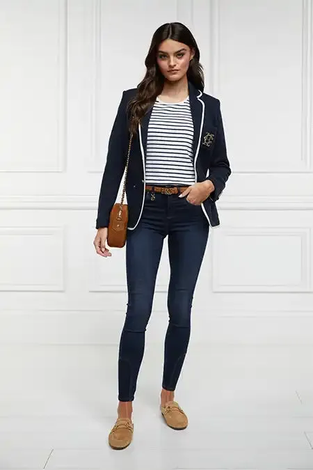 Women Padstow Crew Neck Tee Natural Ink Navy Stripe Holland Cooper Tops Women Padstow Crew Neck Tee Natural Ink Navy Stripe Holland Cooper Tops