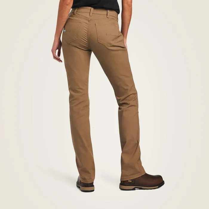 Women Pants and Shorts Ariat Rebar DuraStretch Made Tough Double Front Pant Field Khaki