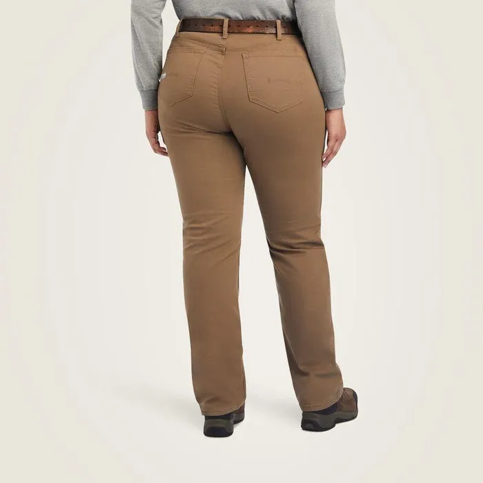 Women Pants and Shorts Ariat Rebar DuraStretch Made Tough Double Front Pant Field Khaki