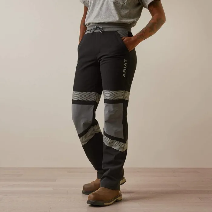 Women Pants and Shorts Ariat Rebar DuraStretch PullOn Slim Leg Pant Black