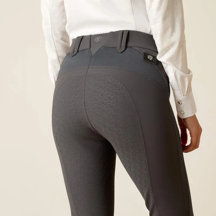 Women Pants and Shorts Ariat Tri Factor X Bellatrix Full Seat Breech Ebony Grey