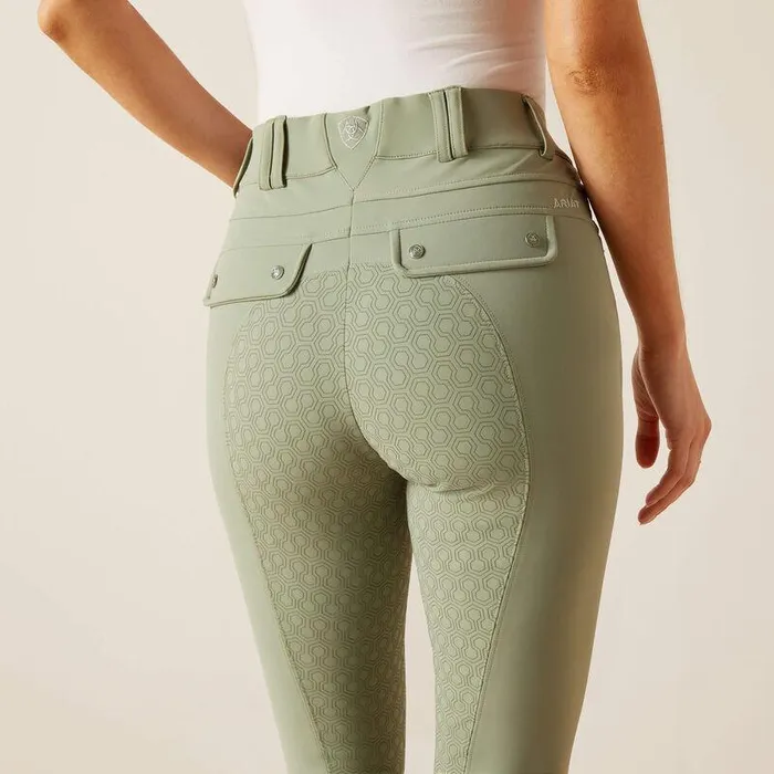 Women Pants and Shorts Ariat WMS Tri Factor Grip Full Seat Breech Lily Pad Women Pants and Shorts Ariat WMS Tri Factor Grip Full Seat Breech Lily Pad