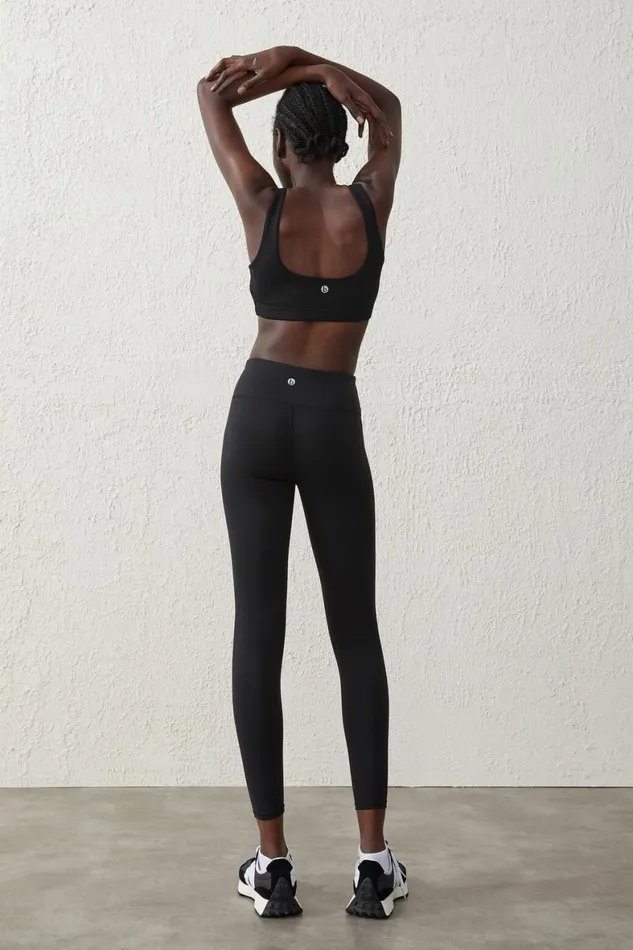 Women Pants Cotton On Active Core Full Length Tight Core Black