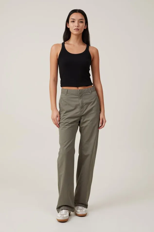 Women Pants Cotton On Bailey Pant Woodland