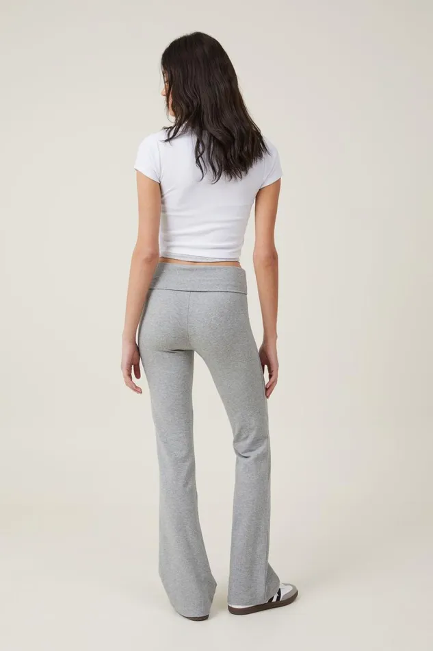 Women Pants Cotton On Bella Bootleg Pant Grey Marle