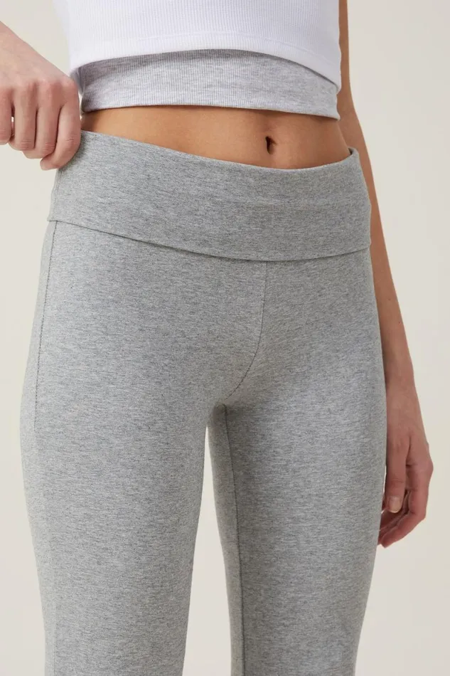 Women Pants Cotton On Bella Bootleg Pant Grey Marle
