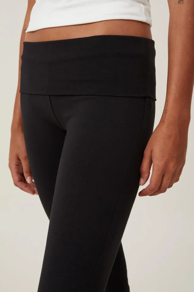 Women Pants Cotton On Bella Capri Black