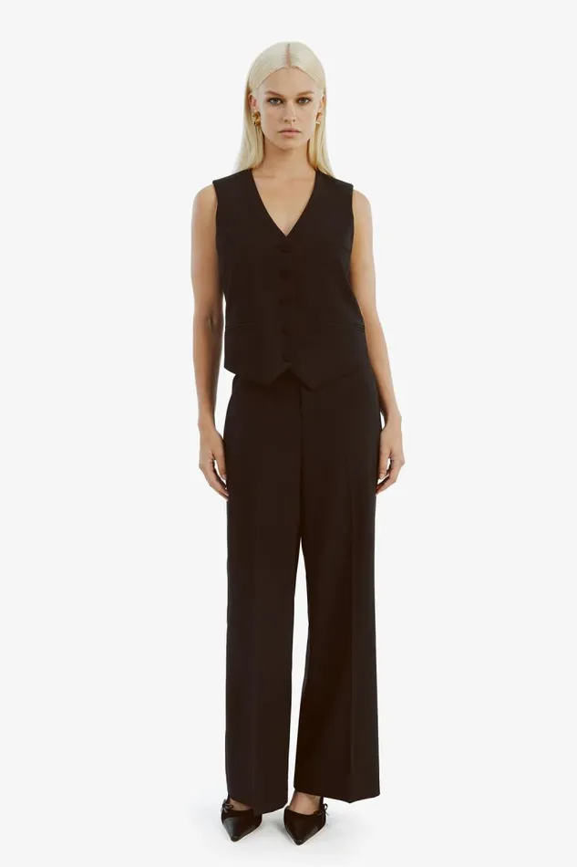 Women Party Tops Bardot Marla Longline Vest In Black Black Women Party Tops Bardot Marla Longline Vest In Black Black