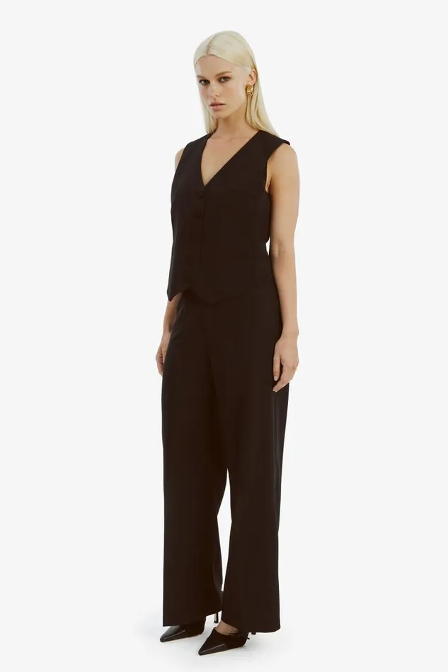 Women Party Tops Bardot Marla Longline Vest In Black Black Women Party Tops Bardot Marla Longline Vest In Black Black