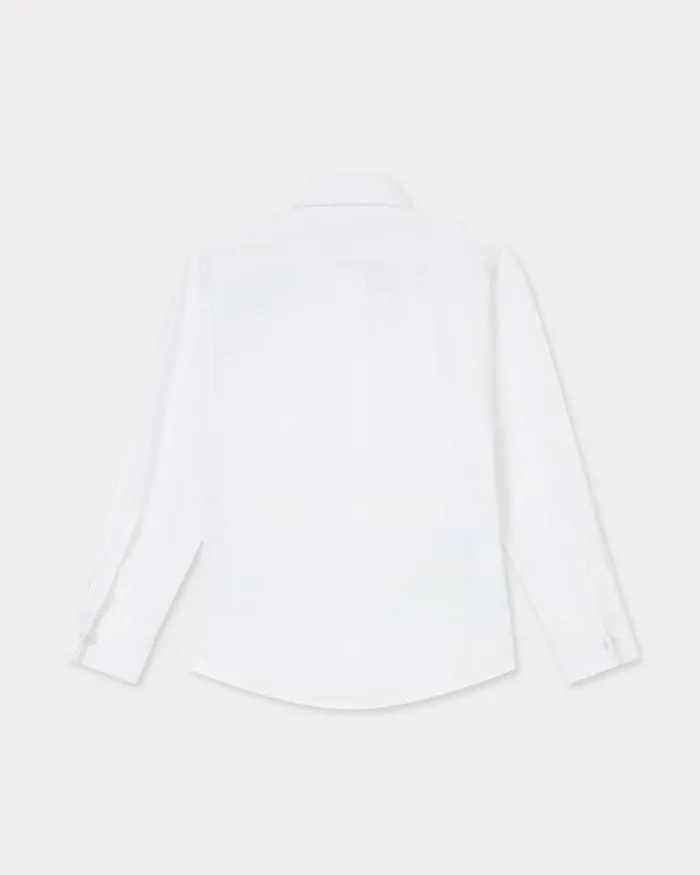 Women Pinstripe Fitted Shirt White Kenzo Shirts And Tops