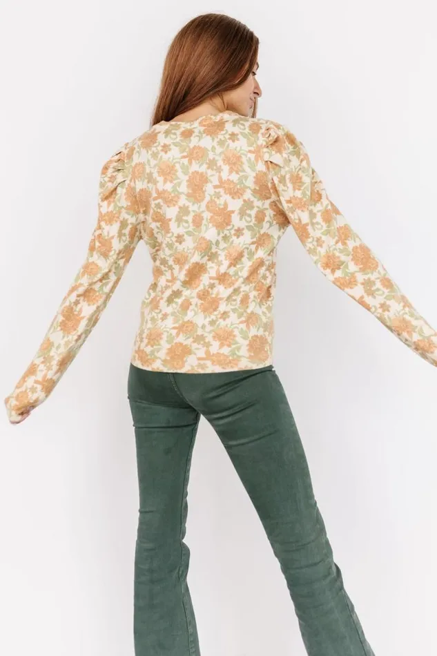 Women Porter Sweater Ivory Multi Floral Baltic Born Blouses and Shirts Women Porter Sweater Ivory Multi Floral Baltic Born Blouses and Shirts