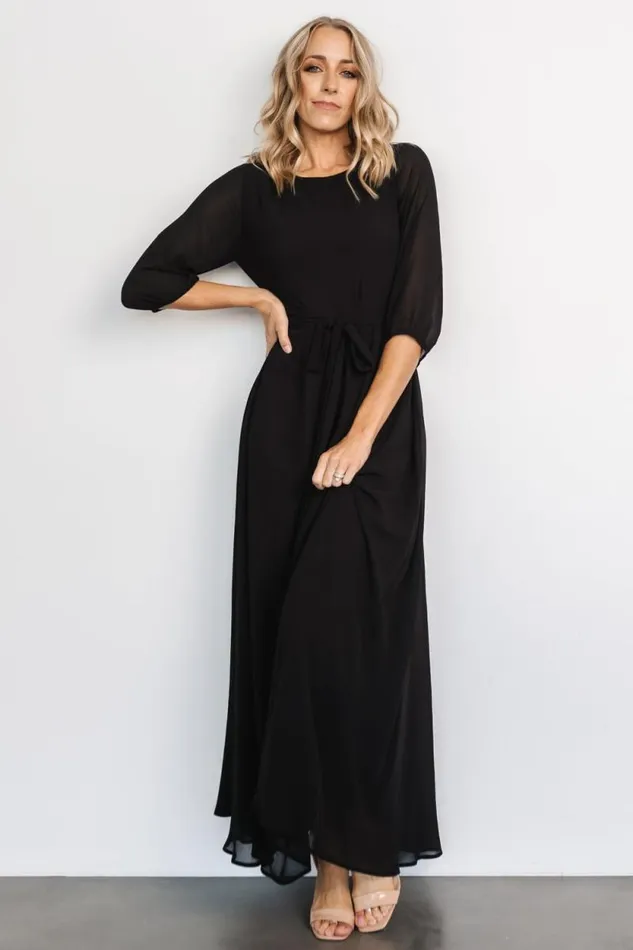 Women Rebecca Maxi Dress Black Baltic Born Maxi Dresses