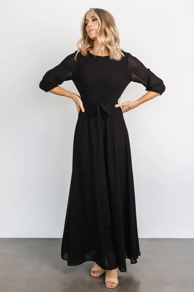 Women Rebecca Maxi Dress Black Baltic Born Maxi Dresses Women Rebecca Maxi Dress Black Baltic Born Maxi Dresses