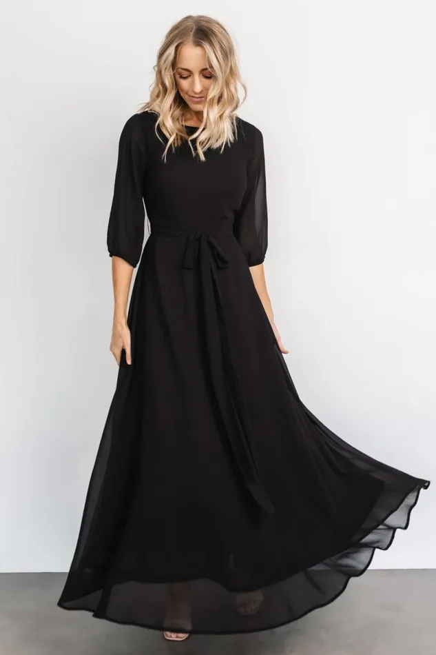 Women Rebecca Maxi Dress Black Baltic Born Maxi Dresses Women Rebecca Maxi Dress Black Baltic Born Maxi Dresses