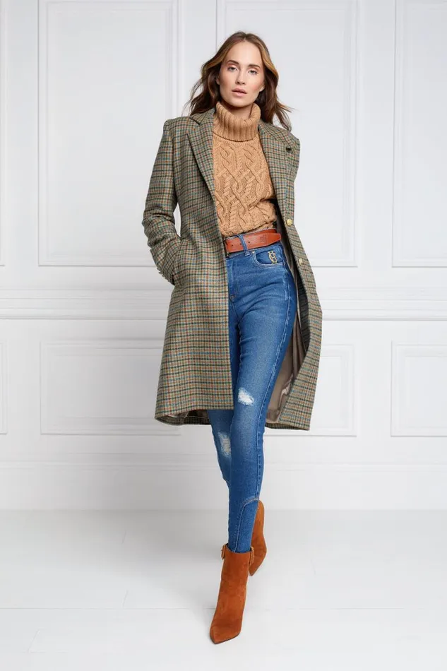 Women Regency Coat Bredon Tweed Holland Cooper Tailoring