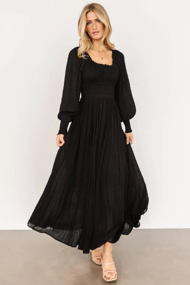 Women Renata Dot Maxi Dress Black Baltic Born Maxi Dresses