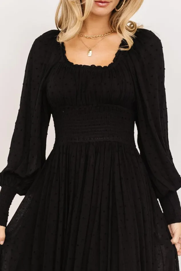 Women Renata Dot Maxi Dress Black Baltic Born Maxi Dresses Women Renata Dot Maxi Dress Black Baltic Born Maxi Dresses