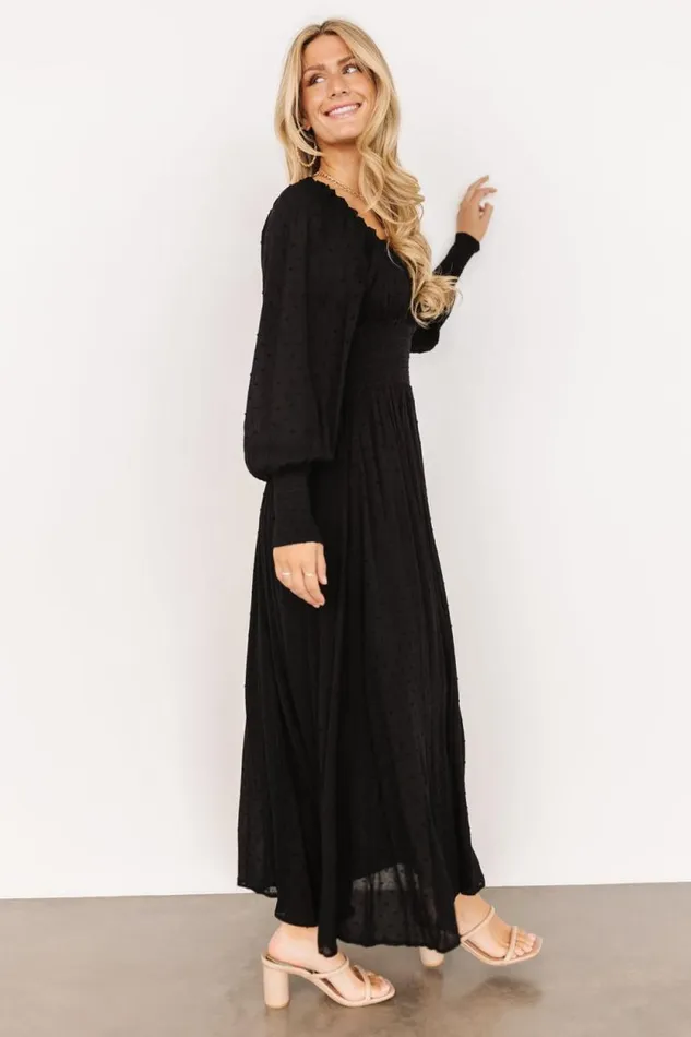 Women Renata Dot Maxi Dress Black Baltic Born Maxi Dresses Women Renata Dot Maxi Dress Black Baltic Born Maxi Dresses