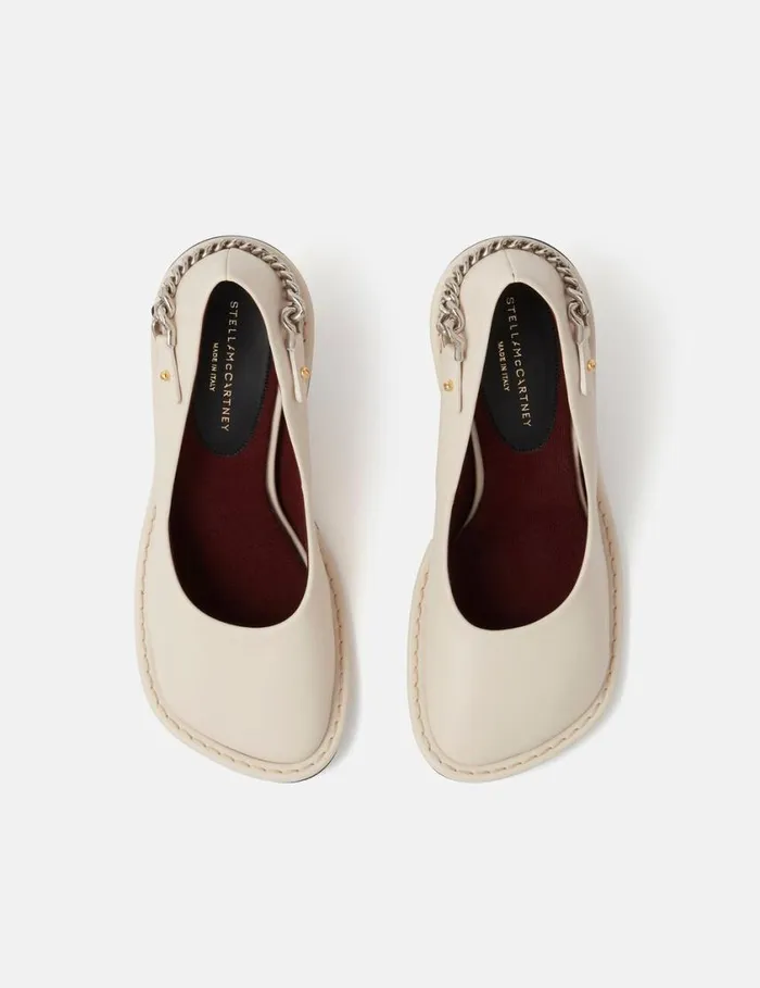 Women Ryder Falabella Chain Heels Pure White Stella McCartney Heels Women Ryder Falabella Chain Heels Pure White Stella McCartney Heels