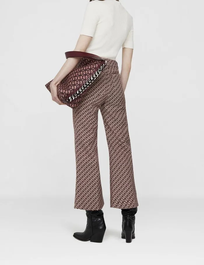 Women SWave Jacquard Tailored Trousers Hazelrose Stella McCartney Tailoring