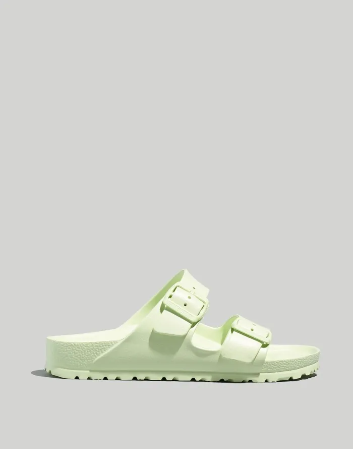 Women Sandals Madewell Birkenstock Arizona EVA Sandals Faded Lime