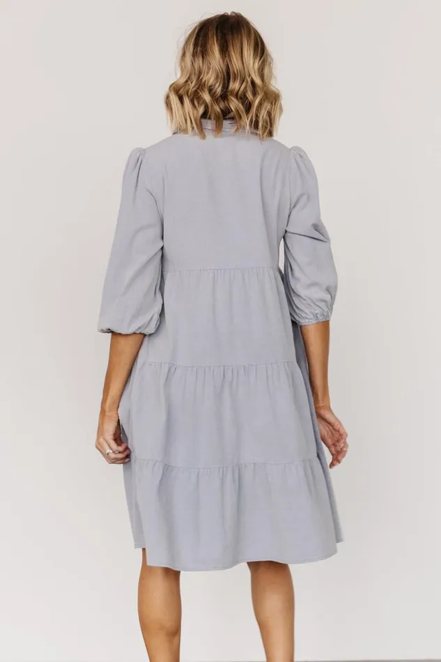Women Sari Babydoll Dress Light Denim Baltic Born Short Dresses Women Sari Babydoll Dress Light Denim Baltic Born Short Dresses