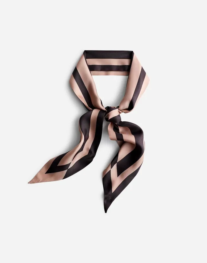 Women Scarves Madewell Silk Twill Tie Soft Fawn