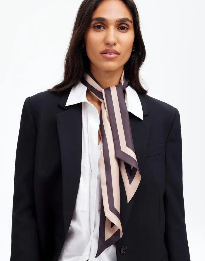 Women Scarves Madewell Silk Twill Tie Soft Fawn