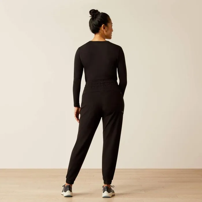 Women Scrubs Ariat Blackwell Cargo Stretch Jogger Scrub Pant Black