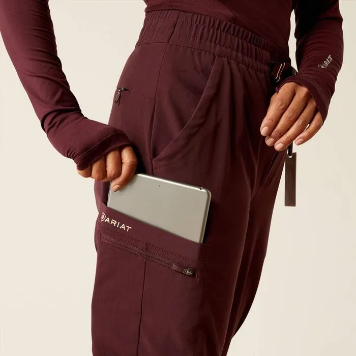Women Scrubs Ariat Blackwell Cargo Stretch Jogger Scrub Pant Winetasting Women Scrubs Ariat Blackwell Cargo Stretch Jogger Scrub Pant Winetasting